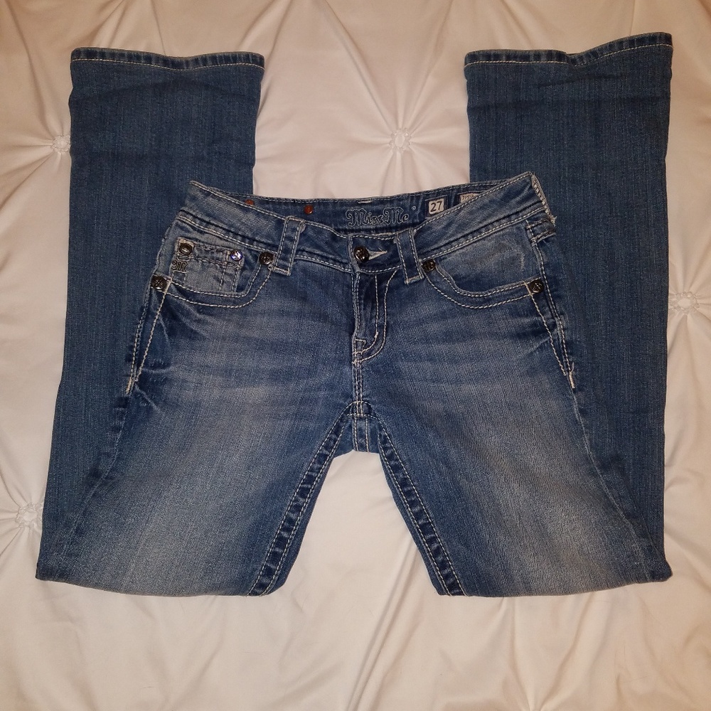 Miss Me Boot Cut Jeans Size 27